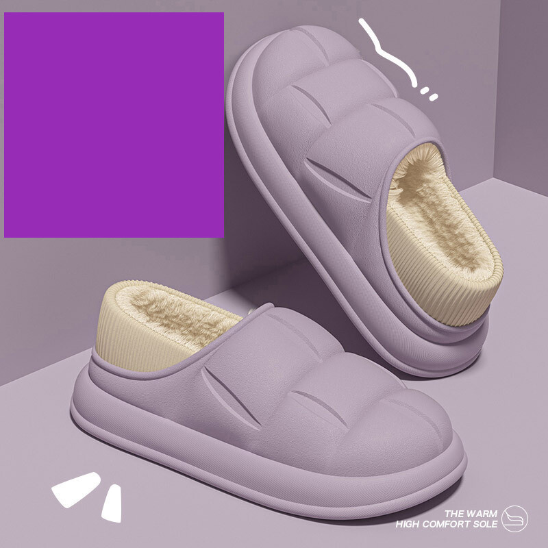 Sügisel ja talvel veekindlad lilled ja vastik tunne sügis ja talv 2024 paksu tallaga kodukingad paarile pluss sametkott ja puuvillased sussid