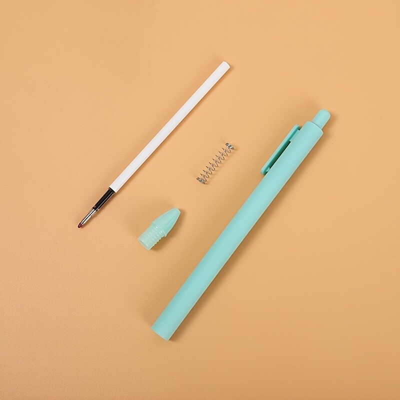 12 tk pastapliiatsid, kirjutuspliiatsid, pastelsed sissetõmmatavad ilusad ajakirjapliiatsid, musta tindiga keskmise teravusega 1,0 mm kinkepliiatsid