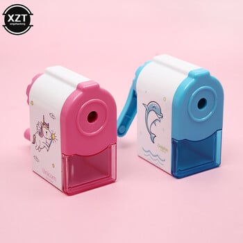 1 τμχ Cute Unicorn Dolphin Mechanical Sharpener For Pencil School Αναλώσιμα γραφείου Δημιουργική επιστολή Επιστροφή στο σχολείο