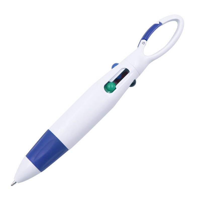 1tk Protable Ourdoor marker pastapliiats Reklaami pastapliiats Mägironimislukk Võtmehoidja Võtmehoidja pastapliiats 4 värvi