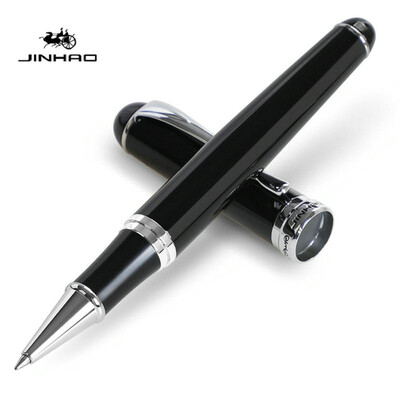 JINHAO X750 aukštos kokybės metalinis ritininis rašiklis Prabangūs tušinukai juodi raudoni mėlyni šaškių lenta 14 spalvų rašymo rašikliams