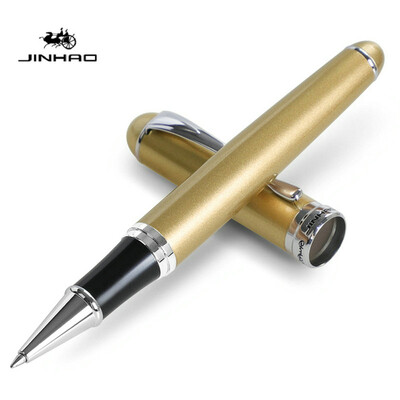 JINHAO X750 aukštos kokybės metalinis ritininis rašiklis Prabangūs tušinukai juodi raudoni mėlyni šaškių lenta 14 spalvų rašymo rašikliams