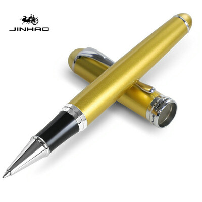 JINHAO X750 aukštos kokybės metalinis ritininis rašiklis Prabangūs tušinukai juodi raudoni mėlyni šaškių lenta 14 spalvų rašymo rašikliams