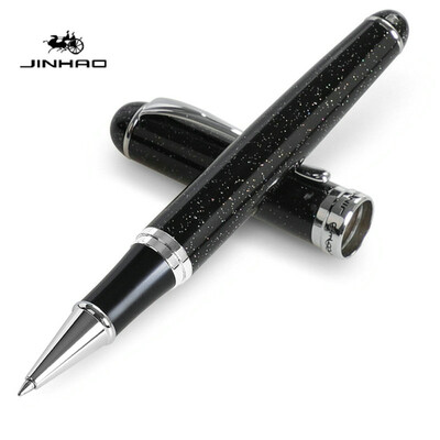 JINHAO X750 aukštos kokybės metalinis ritininis rašiklis Prabangūs tušinukai juodi raudoni mėlyni šaškių lenta 14 spalvų rašymo rašikliams