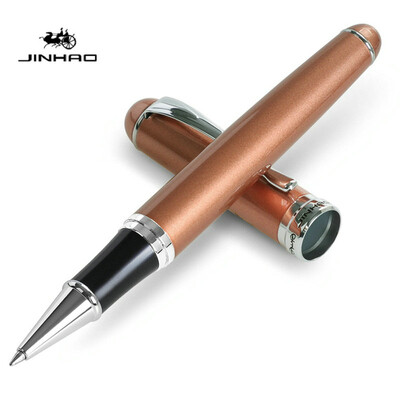 JINHAO X750 aukštos kokybės metalinis ritininis rašiklis Prabangūs tušinukai juodi raudoni mėlyni šaškių lenta 14 spalvų rašymo rašikliams