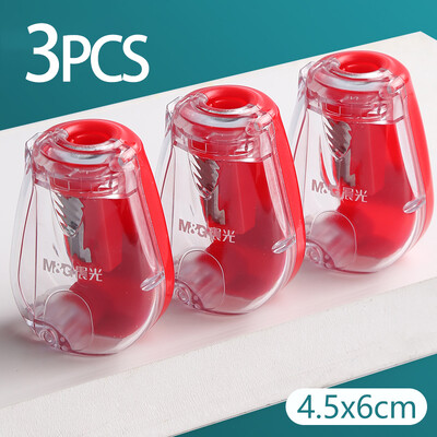 3 bucăți drăguț Kawaii roșu dulce roșu colorat mini ascuțitoare de creion coreeni rechizite școlare Papetarie