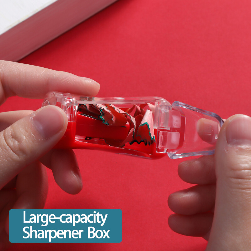 3 bucăți drăguț Kawaii roșu dulce roșu colorat mini ascuțitoare de creion coreeni rechizite școlare Papetarie