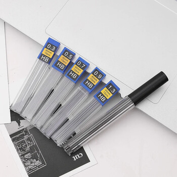 0.3 0.5 0.7 0.9 1.3 2.0mm Mechanical Pencil Refill Art Drawing Painting Metal Automatic Pencil Leads Office School Stationary