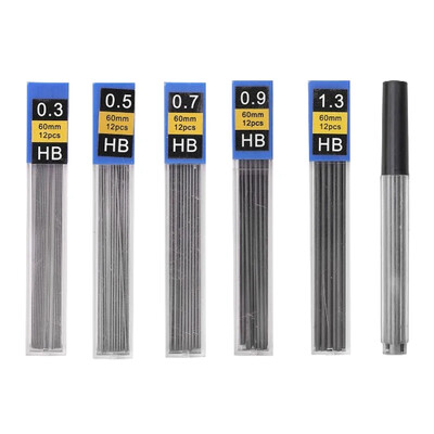 0,3 0,5 0,7 0,9 1,3 2,0 mm mechaninis pieštuko papildymas Menas Piešimas Tapyba Metalas Automatiniai pieštukų laidai Biuro mokykla Stacionarus