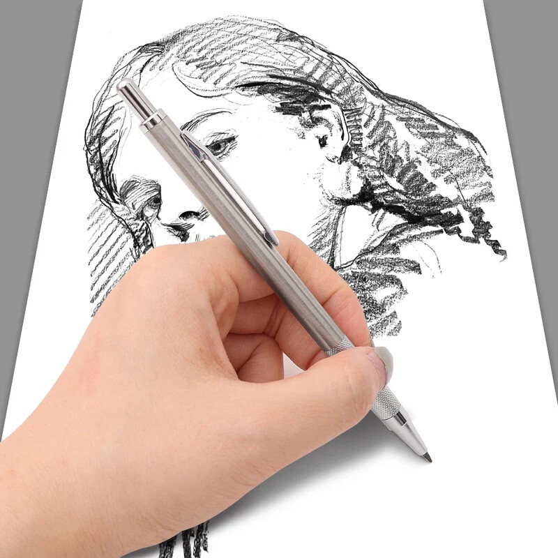 0,3 0,5 0,7 0,9 1,3 2,0 мм Пълнител за механичен молив Изкуство Рисуване Рисуване Метални автоматични моливи Офис Училищни стационарни принадлежности