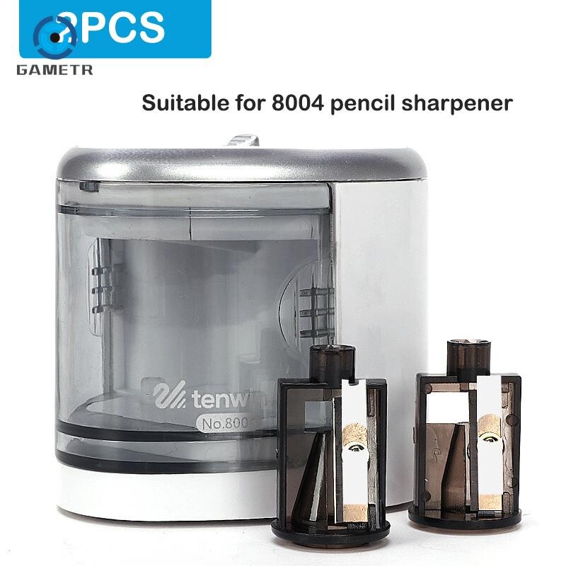 2 vnt daugiafunkciniai automatiniai elektriniai pieštukų drožtuvų peiliukai, namų biuro pieštukai, meno piešimo reikmenys