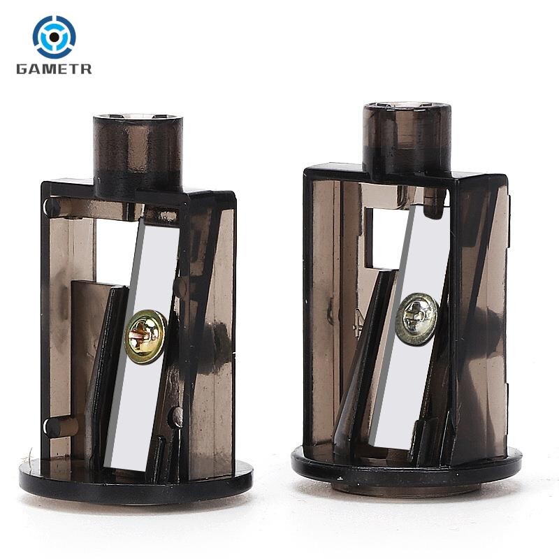 2 vnt daugiafunkciniai automatiniai elektriniai pieštukų drožtuvų peiliukai, namų biuro pieštukai, meno piešimo reikmenys