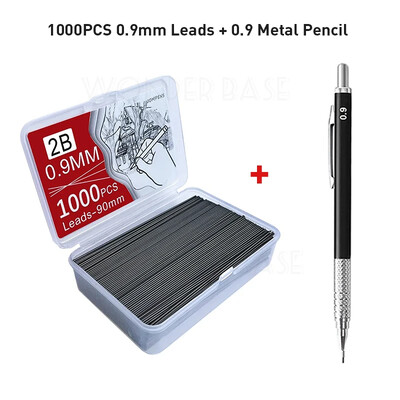 250/500/1000 бр. Пълнежни пълнители за олово с голям капацитет 0,5/0,7/0,9/1,3/2,0 mm 2B Пълнежни пълнители за механични моливи Ученически пособия за офис ученик