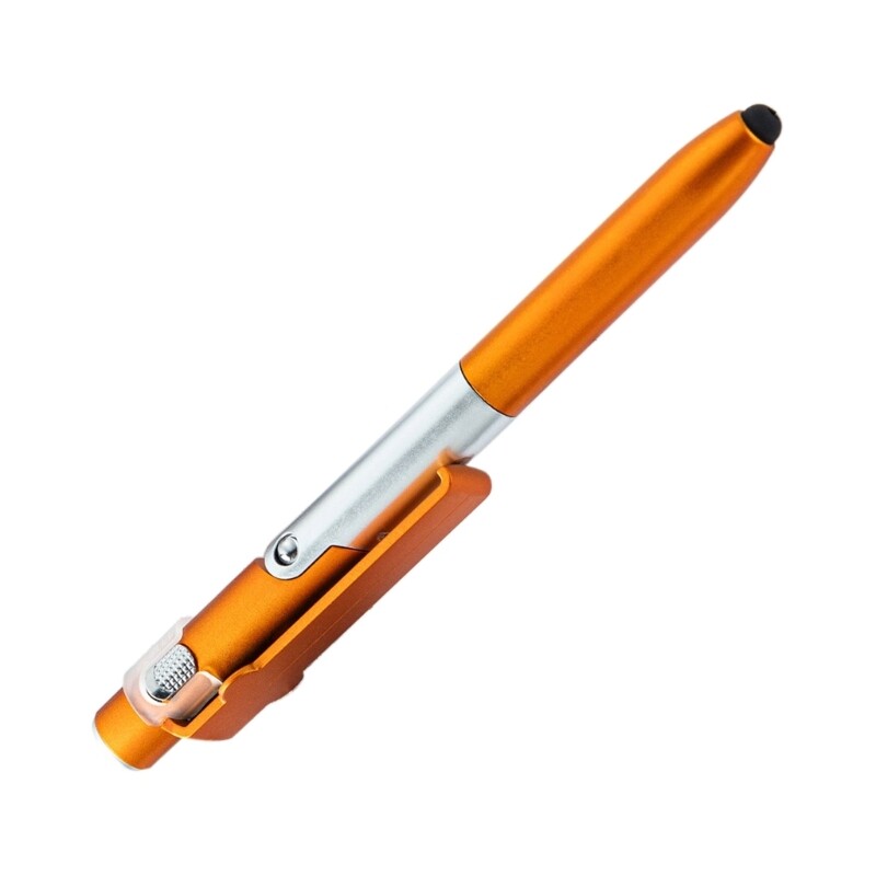 Višenamjenska kemijska olovka s olovkom od 5 komada, LED svjetlo, sklopivi držač za telefon, poslovna poklon olovka za uredsko osoblje