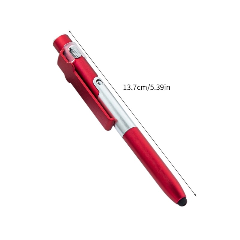 Višenamjenska kemijska olovka s olovkom od 5 komada, LED svjetlo, sklopivi držač za telefon, poslovna poklon olovka za uredsko osoblje