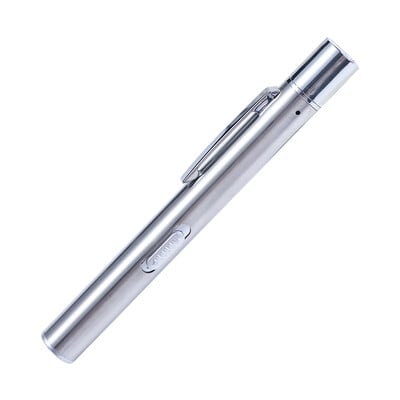 Lanternă multifuncțională din oțel inoxidabil Lanternă cu LED Lanternă pentru alăptare la îndemână Penlight Penlight Doctor Asistentă Pen Pen Light LED