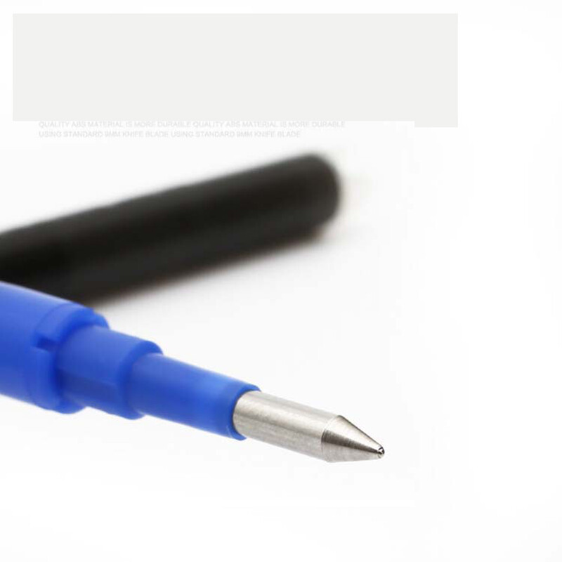 0,7 мм пълнители тип преса Син Черен Червен Зелен Изтриваеми пълнители с голям капацитет 30 бр./компл. Училищни канцеларски материали за писане