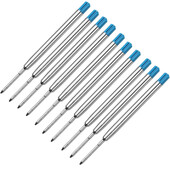 10 бр. Химикалка със средна точка от 1 мм, пълнители за писалки, резервни пълнители за химикалки Parker, пълнители, канцеларски материали за училище