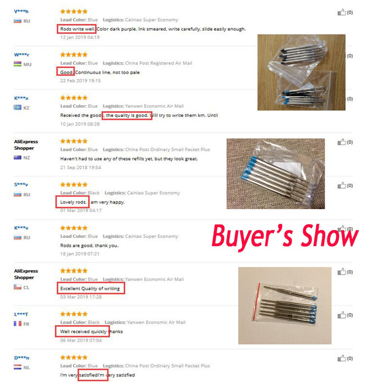 10 бр. Химикалка със средна точка от 1 мм, пълнители за писалки, резервни пълнители за химикалки Parker, пълнители, канцеларски материали за училище