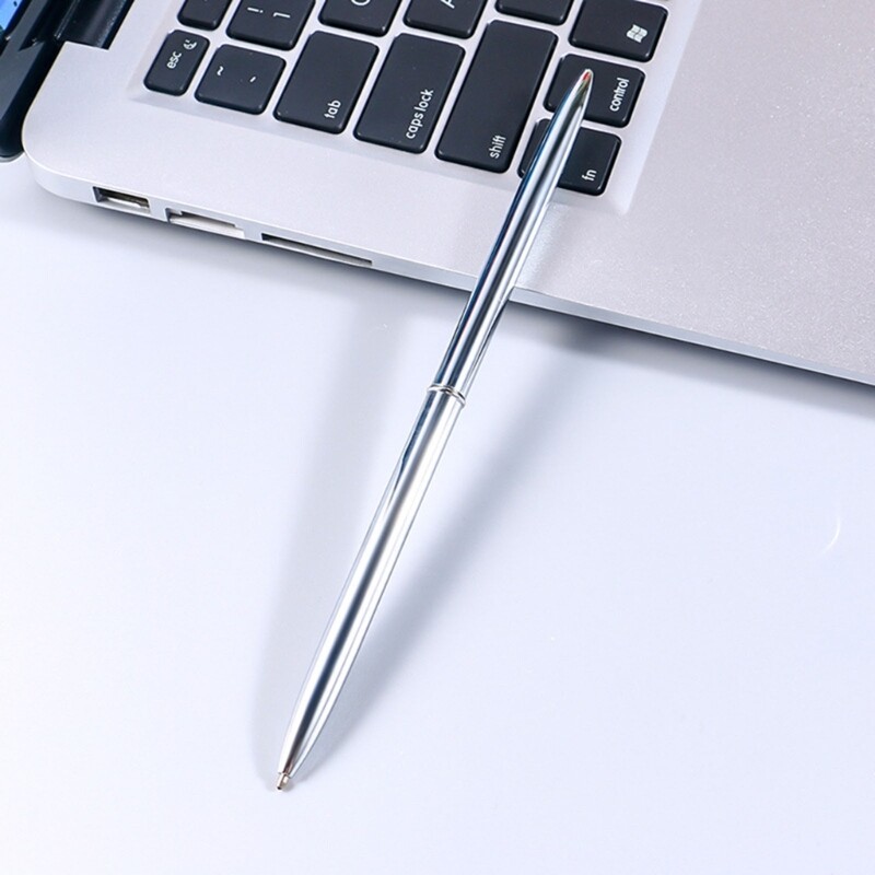 Retro tušinukų rinkinys Pritvirtintas prie pagrindo stovas Rašomasis stalas Biuro metalinis ženklas Signature Pen Rašymas Mokyklos Biuro reikmenys