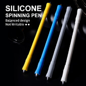 Не пишете силиконова писалка студенти състезание специална писалка баланс химикалка алуминиева сплав противотежест