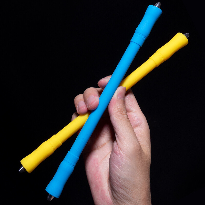 Не пишете силиконова писалка студенти състезание специална писалка баланс химикалка алуминиева сплав противотежест