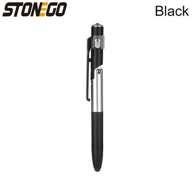 Stylus STONEGO multifuncțional 4 în 1 pliabil stilou cu bilă (lanternă + suport) pentru tabletă telefon mobil