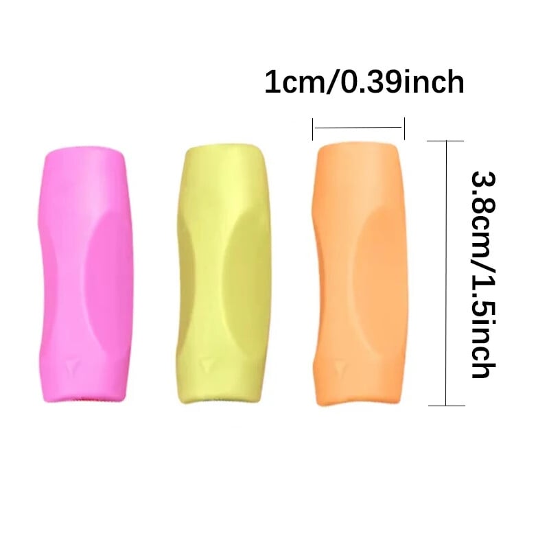 Aleatoriu 8 bucăți partener de învățare pentru elevi primari pentru copii, papetărie pentru studenți, suport pentru creion pentru exercițiu, suport corect pentru pix, ținere pentru postură