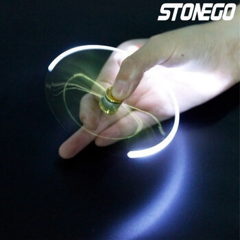 Στυλό γραφής STONEGO Relieve Stress Spinner Stonego Gyroscope Light Ball Pen Shape Finger Gyro