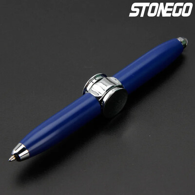 STONEGO Relieve Stress Spinner Pen Stonego Gyroscope Dekompresijsko svjetlo Hemijska olovka Oblik prsta Žiro Olovka za pisanje