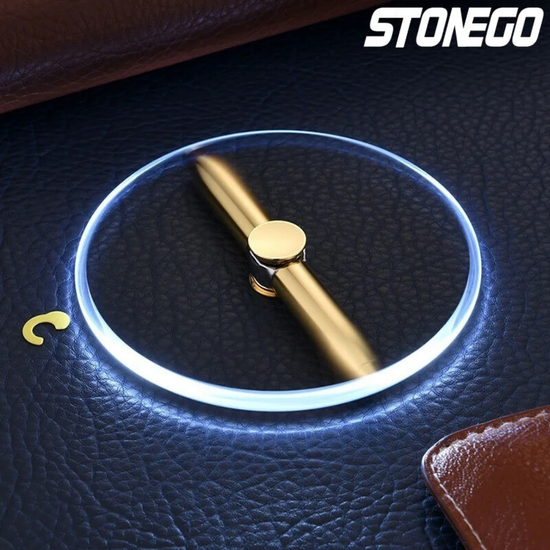 STONEGO Relieve Stress Spinner Pen Stonego Gyroscope Dekompresijsko svjetlo Hemijska olovka Oblik prsta Žiro Olovka za pisanje