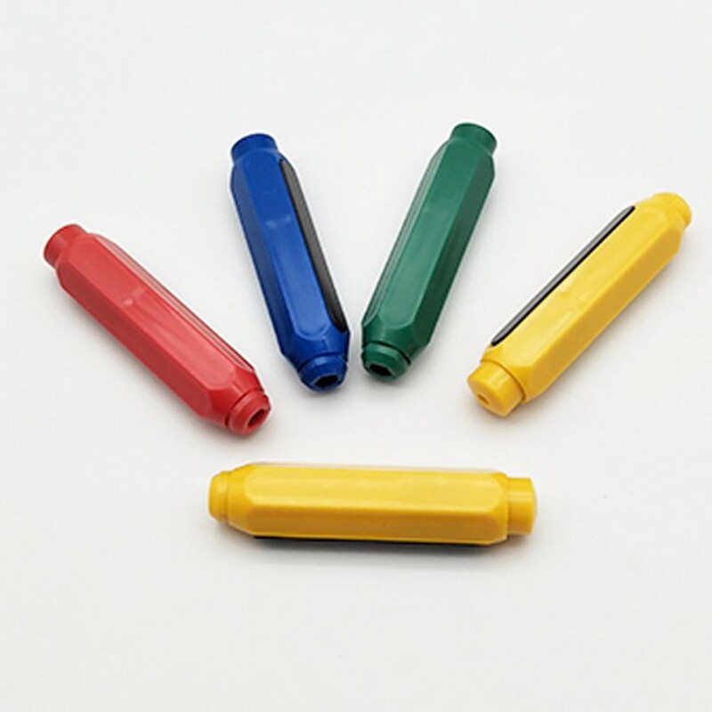 5 bucăți din plastic reglabil, rezistent la praf, scriere magnetică pentru profesor, suporturi pentru pix cu cretă, agrafe cu cretă, rechizite școlare