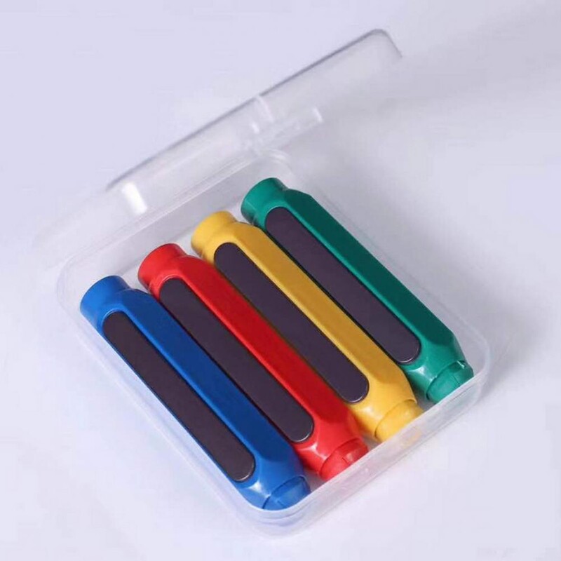 5 bucăți din plastic reglabil, rezistent la praf, scriere magnetică pentru profesor, suporturi pentru pix cu cretă, agrafe cu cretă, rechizite școlare