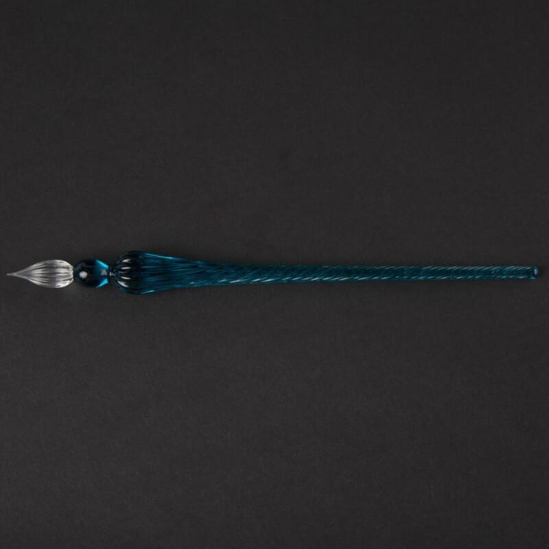 Комплект цветни писалки за калиграфия Dip Pen Елегантна стъклена писалка за калиграфско рисуване с плавни линии Красиви цветни ефекти Лесно