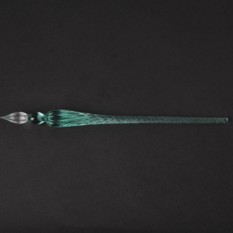 Комплект цветни писалки за калиграфия Dip Pen Елегантна стъклена писалка за калиграфско рисуване с плавни линии Красиви цветни ефекти Лесно