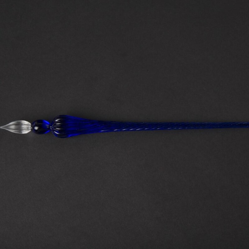 Комплект цветни писалки за калиграфия Dip Pen Елегантна стъклена писалка за калиграфско рисуване с плавни линии Красиви цветни ефекти Лесно