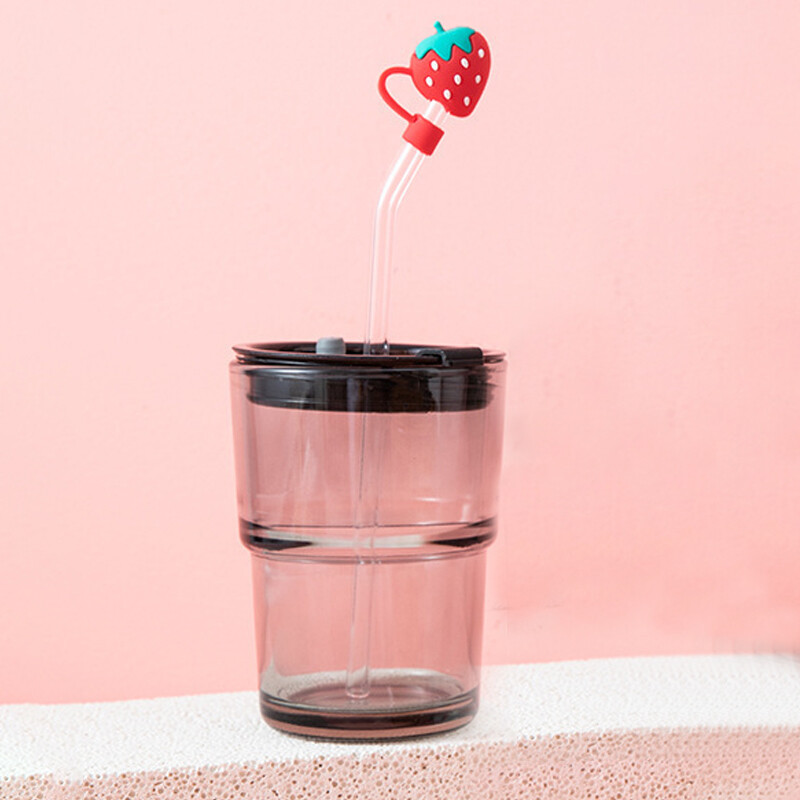 10 mm maasika ükssarviku vikerkaarekujuline õlgede kate, armsad silikoonist õlekatted