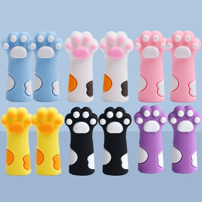 5 komada slatke mačje šape, kapa za olovku, silikonska neutralna navlaka za olovku, pribor za učenike, meka gumena zaštita za olovke