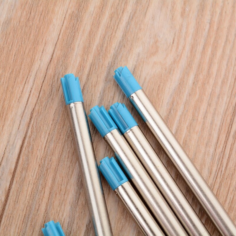 10 buc/lot Meta Pen Refill Scoala Office Pen Ballpoint Refill Smooth Fine 0.5mm Medium pentru Parker Pen Papetărie Cadouri