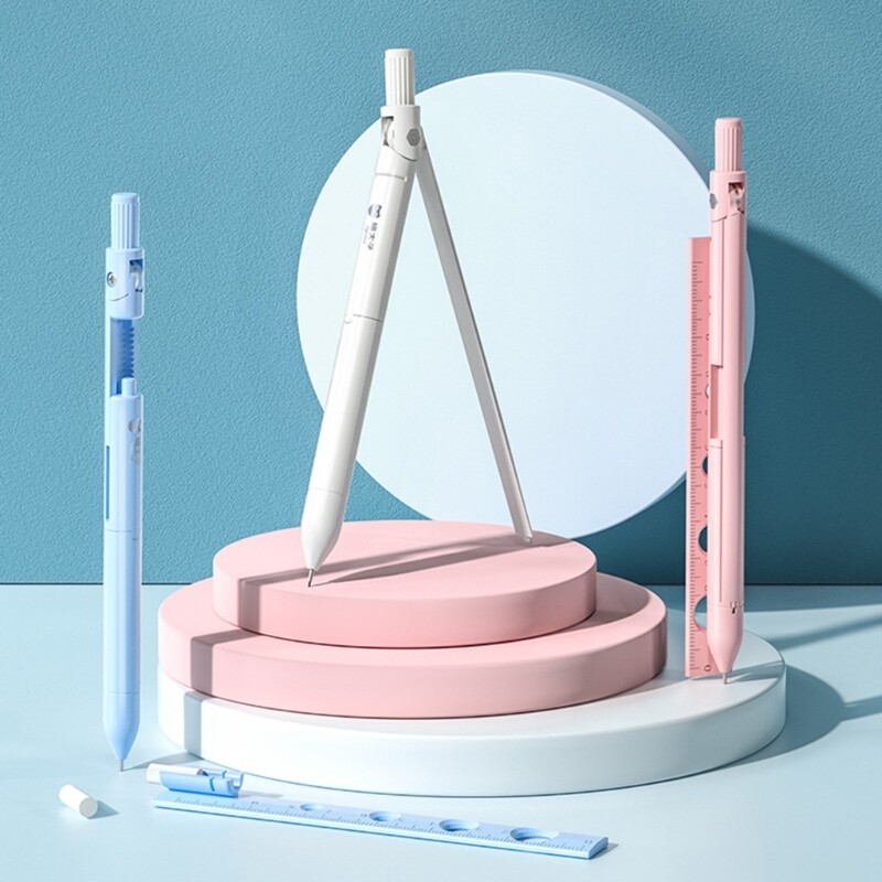 Piešimo pieštukai Matematikos įrankių rinkiniai Rular Pieštukai