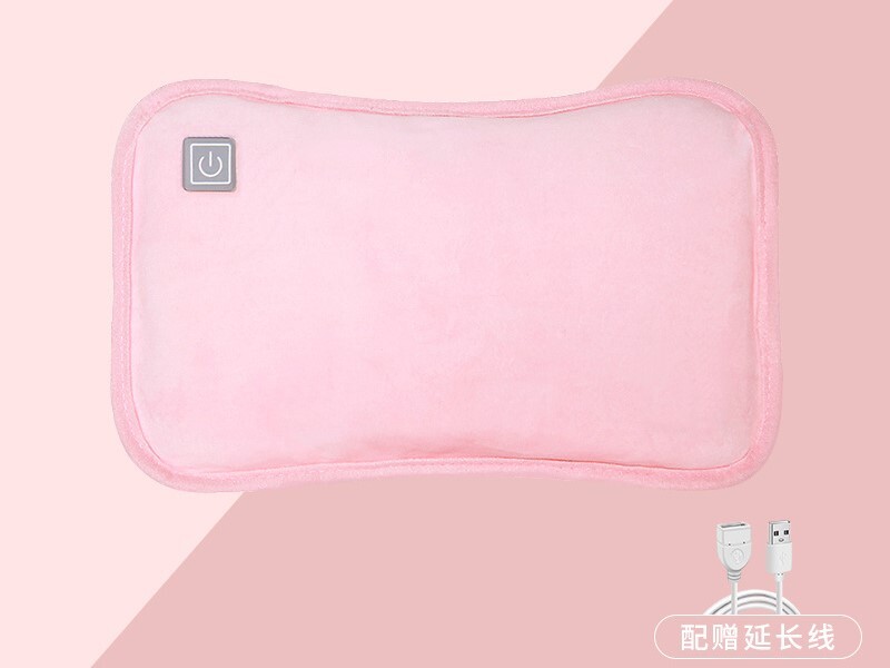 Bevandenis grafeninis karšto vandens butelis, šiltas vanduo pilvui, įkraunamas elektrinis rankų šildytuvas kūdikiams, karšto vandens butelis, pliušinio audinio dangtelis