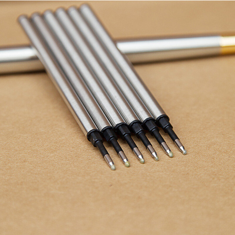 6 бр./лот висококачествени мъниста, пълнител за химикалки, пълнител за търкаляща се топка, пълнител за химикалки за училищни офис канцеларски материали