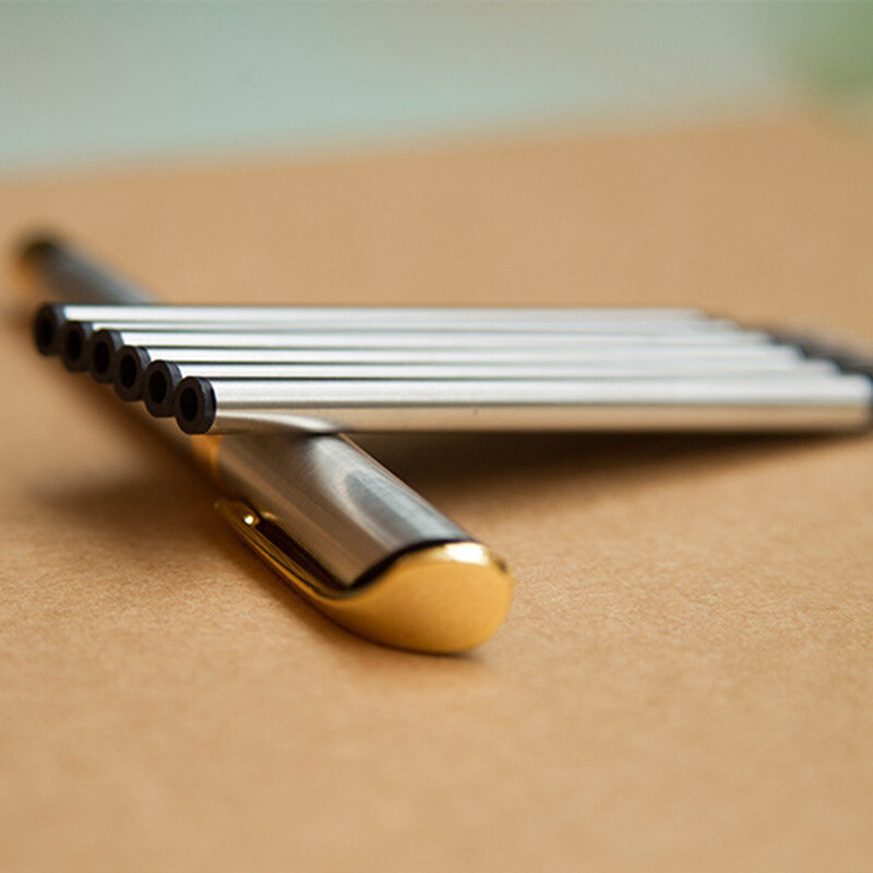 6 бр./лот висококачествени мъниста, пълнител за химикалки, пълнител за търкаляща се топка, пълнител за химикалки за училищни офис канцеларски материали