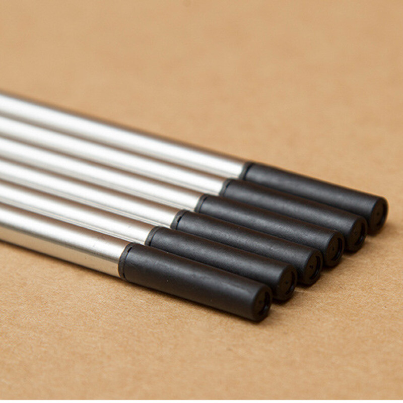 6 бр./лот висококачествени мъниста, пълнител за химикалки, пълнител за търкаляща се топка, пълнител за химикалки за училищни офис канцеларски материали