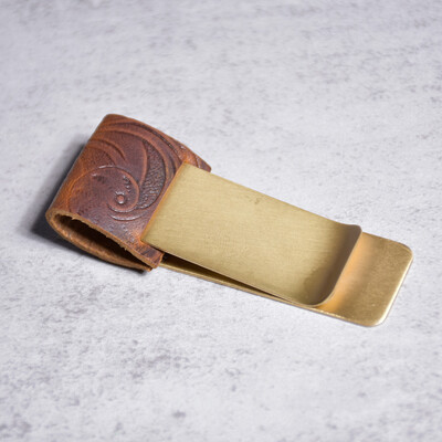 Clip pentru stilou din piele naturală Jurnal Husă pentru creion din alamă Papetarie pentru elevi de școală Accesorii pentru caiet retro Oțel inoxidabil