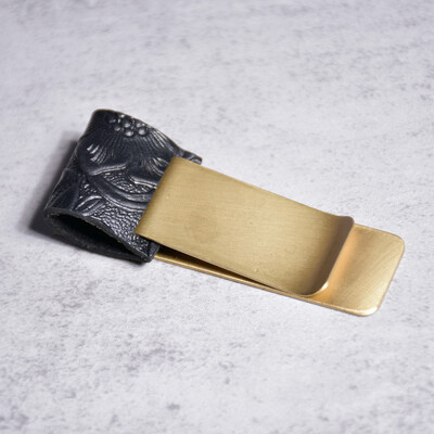 Clip pentru stilou din piele naturală Jurnal Husă pentru creion din alamă Papetarie pentru elevi de școală Accesorii pentru caiet retro Oțel inoxidabil