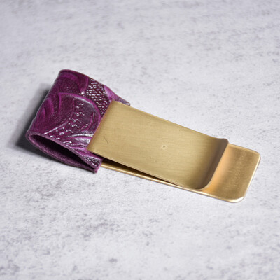 Clip pentru stilou din piele naturală Jurnal Husă pentru creion din alamă Papetarie pentru elevi de școală Accesorii pentru caiet retro Oțel inoxidabil