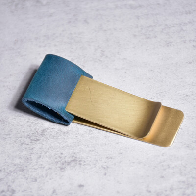 Clip pentru stilou din piele naturală Jurnal Husă pentru creion din alamă Papetarie pentru elevi de școală Accesorii pentru caiet retro Oțel inoxidabil