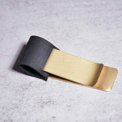 Clip pentru stilou din piele naturală Jurnal Husă pentru creion din alamă Papetarie pentru elevi de școală Accesorii pentru caiet retro Oțel inoxidabil