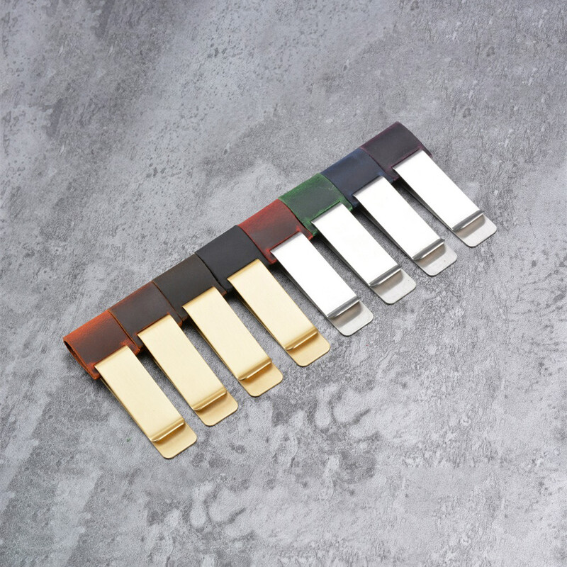 Clip pentru stilou din piele naturală Jurnal Husă pentru creion din alamă Papetarie pentru elevi de școală Accesorii pentru caiet retro Oțel inoxidabil